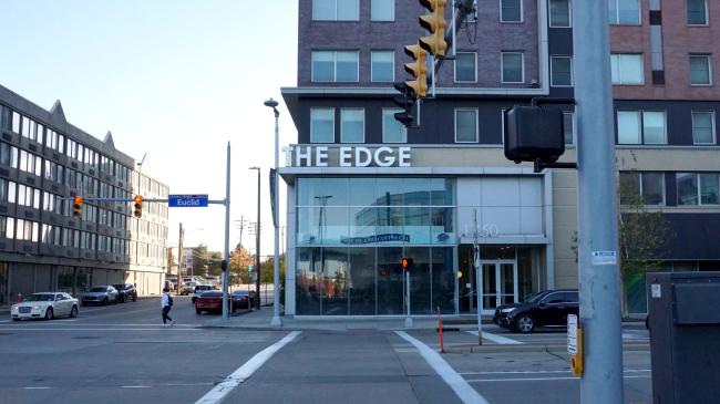 A look at the outside of The Edge, one of CSU's off campus housing options.