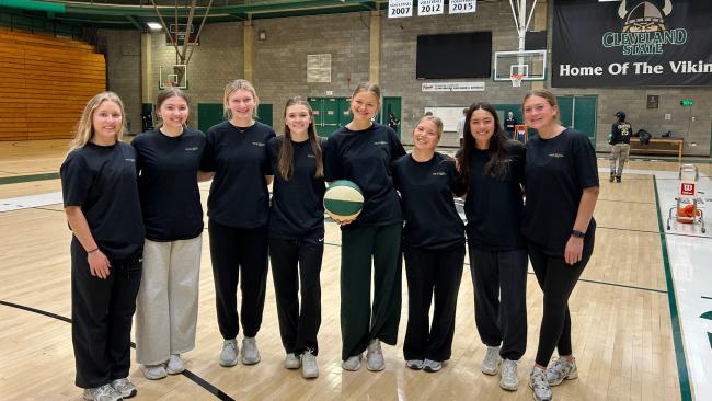 CSU’s Women’s Soccer team is ready to welcome students to engage in basketball and volleyball activities. (credit: Aria Ruiz) 