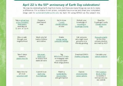 Earth Day Bingo