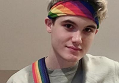 Caleb Sargent -- LGBTQ+ Student Services graduate intern