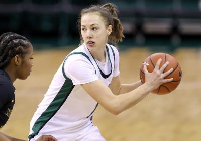 CSU's Barbara Zieniewska grabbed a team-high 10 rebounds in the first game of the series.