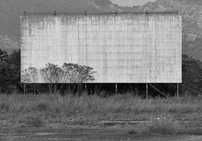 An abandoned drive-in theater in Cairns, Australia.