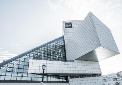 The Rock & Roll Hall of Fame in Cleveland.