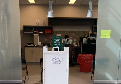 CSU's COVID testing center