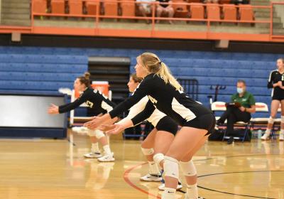 Cleveland State women’s volleyball in action during the Baltimore Invitational Aug. 27 