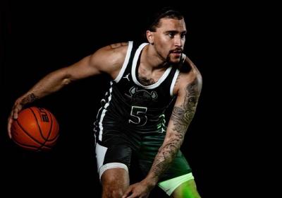 Tre Gomillion at media day for the CSU men’s basketball team