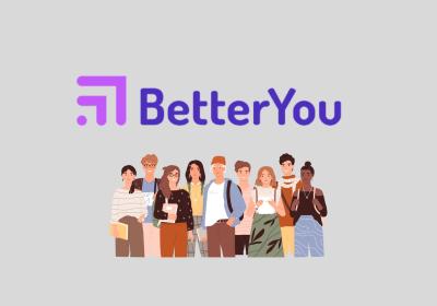 BetterYou logo with students