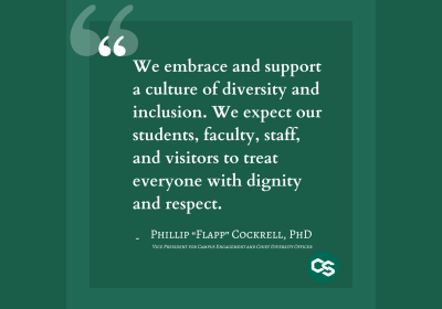 Dr.  Phillip Cockrell's statement condemning anti-Semitic graffiti at CSU.