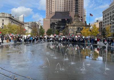 Palestine Rally, Oct. 21, 2023 in Cleveland.