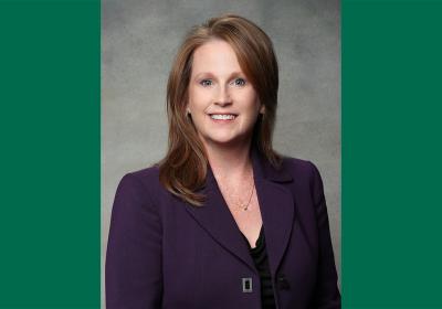 Dr. Jill Gordon, pictured in a suit, will begin as CSU’s next Levin College dean on Jan. 2, 2024.