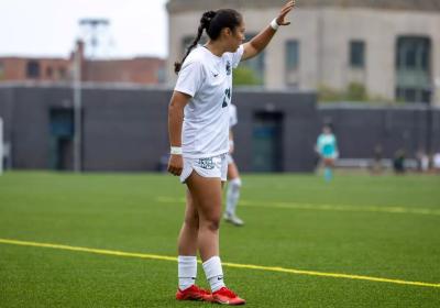 Cleveland State women's soccer player, junior Mayra Sesmas