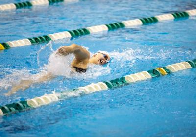 CSU woman swimmer