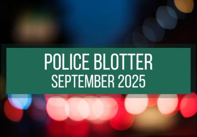 Police Blotter September 2025
