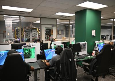 Students in Cleveland State’s esports program practice and compete in a variety of videogames such as Valorant.