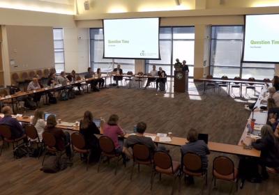 Bloomberg Faculty Senate Meeting
