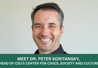 Dr. Peter Koritansky, the inaugural director of the Center for Civics, Culture and Society.