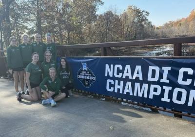 The Vikings’ Regional runners – Ana Crangle, Natalie Keller, Annabelle Crissman, Kayla Crissman, Madison McGarrah, Sage Colón and Aubrey Evans – competed in the final meet of the 2025 season in Evansville, Indiana, Nov. 14, 2025.