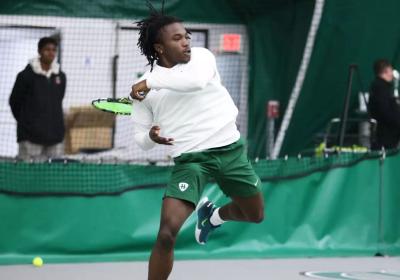 Cleveland State's Lincoln Battle in action March 3, 2026, at IU Indy.