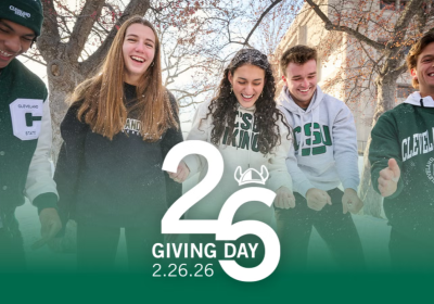 This year, more than 160 groups took part in Giving Day, Feb. 26, raising more than $900,000 for Cleveland State University.