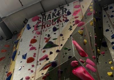 Climbing wall at Shaker Rocks