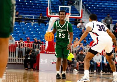 Manny Hill (23) was one of the game leaders during CSU's Feb. 28, 2026 season-finale at Robert Morris.