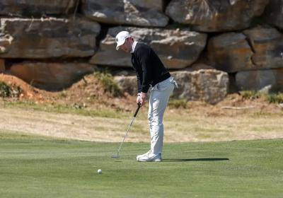 CSU's Dillon Pendergast puttts at the 2026 Austin Peay Intercollegiate, Dickson, Tennessee, March 23-24, 2026. 