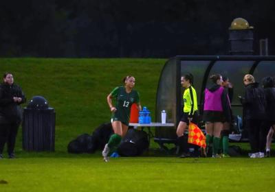 Ryleigh Alcala helped lead Cleveland State to its first win of the season, scoring both goals in the Vikings’ 2-0 victory over Oakland.