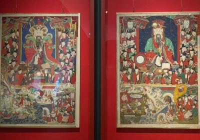 Tenth King of Hell and Eighth King of Hell, 1829, at the Cleveland Museum of Art.