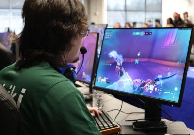 Steven Folger, Overwatch captain, competes at the UKY Bluegrass Showdown at the University of Kentucky on March 30, 2026.