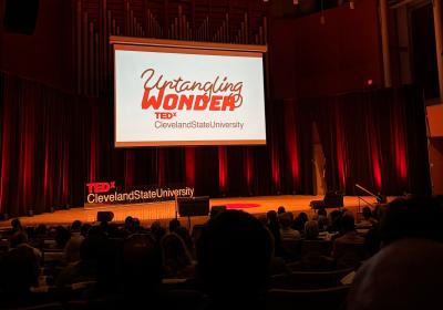 TEDx Cleveland State University returned on a sold-out “Untangling Wonder” event, featuring twelve speakers in the Waetjen Auditorium on October 23, 2026 